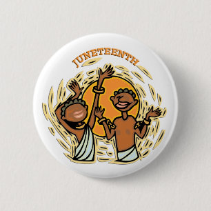 Juneteenth 6 Cm Round Badge