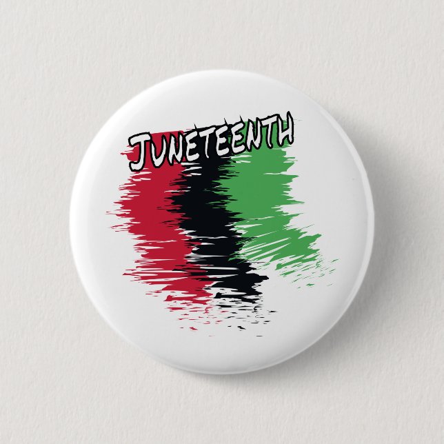 Juneteenth 6 Cm Round Badge (Front)