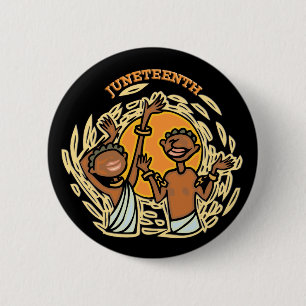 Juneteenth 6 Cm Round Badge