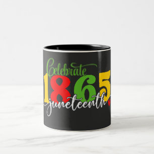 Juneteenth A Day Of Remembrance Black Freedom  Two-Tone Coffee Mug
