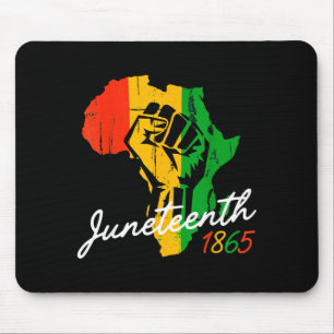 Juneteenth african american 1865africa rising mouse mat