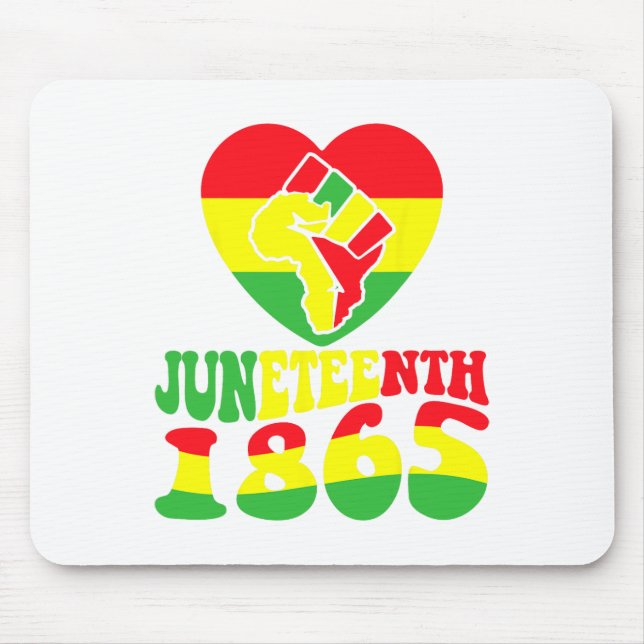Juneteenth African American Black Freedom 1865 Wom Mouse Mat (Front)