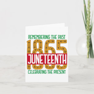 Juneteenth African American Black History 1865 Jun Card