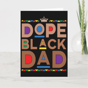 Juneteenth African American Mens Fathers Day Drug  Card