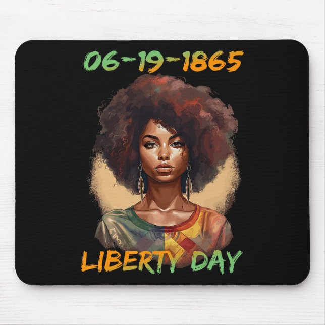 Juneteenth - African American Women Independence D Mouse Mat (Front)