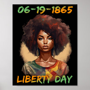 Juneteenth - African American Women Independence D Poster