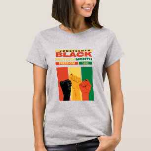 juneteenth african black freedom 1865 history name T-Shirt