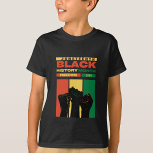 juneteenth african black freedom 1865 history name T-Shirt