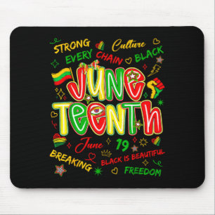 Juneteenth african black freedom june 19th 1865 mouse mat