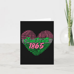 Juneteenth Aka Love Heart Card