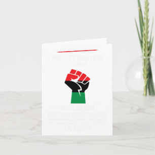 Juneteenth Ancestors Black African American Flag P Card