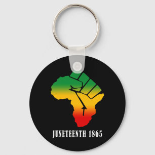 Juneteenth Ancestors Black African Map American Fr Key Ring