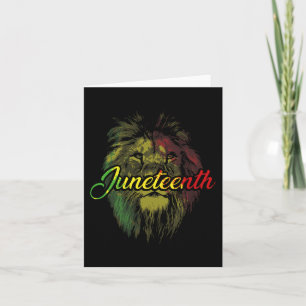 Juneteenth Artwork African Flag Black History Mont Card