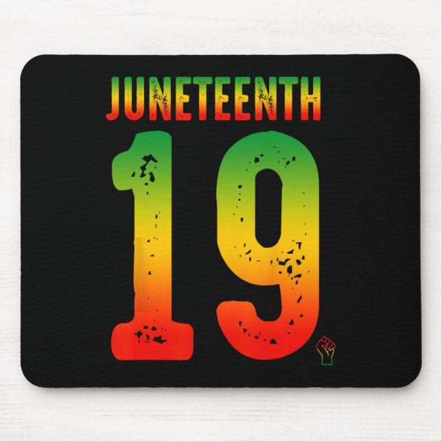 Juneteenth Black African American Ancestors Freedo Mouse Mat (Front)