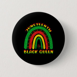 Juneteenth Black African American Cute Women Teens 6 Cm Round Badge