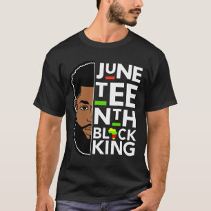 Juneteenth Black Bruh King Melanin Father Dad Men T-Shirt