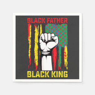 Juneteenth Black Father Day Dad King Celebrating F Napkin