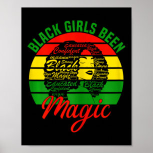 Juneteenth Black Girls Been Magic Women Juneteenth Poster