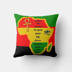 Juneteenth Black History and Culture Gift Pillow