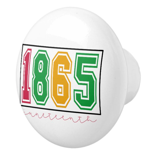 Juneteenth - Black History  Ceramic Knob (Right)