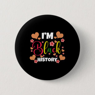 Juneteenth Black History Month Africa  6 Cm Round Badge