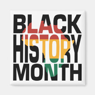 Juneteenth Black History Month Magnet