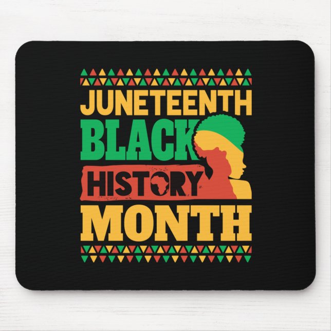 Juneteenth Black History Month  Mouse Mat (Front)