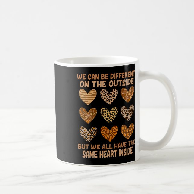 Juneteenth Black History Month Same Heart Inside W Coffee Mug (Right)
