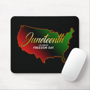 Juneteenth Black Independence Day Mouse Mat