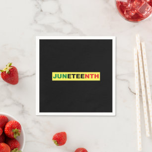 Juneteenth Black Independence Day Napkin