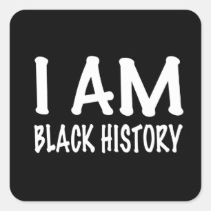 Juneteenth Black Independence Day Square Sticker