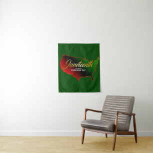 Juneteenth Black Independence Tapestry