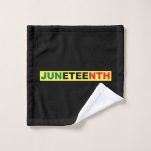 Juneteenth Black Independence Wash Cloth