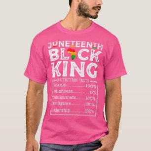 Juneteenth Black King Melanin Dad Fathers Day Men T-Shirt