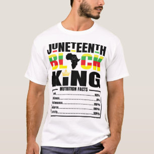 Juneteenth Black King Melanin Fathers Day Pride T-Shirt
