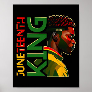 Juneteenth Black King Poster