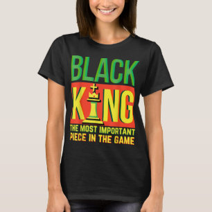 Juneteenth Black Melanin King Fathers Day Dad Men T-Shirt