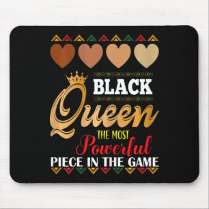 juneteenth black queen most powerful chess african mouse mat