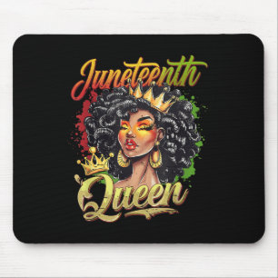 Juneteenth Black Queen Vibes Funny Juneteenth 1865 Mouse Mat