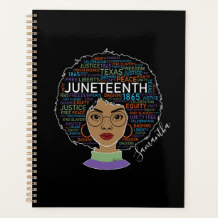 Juneteenth Black Woman Black Rights Planner