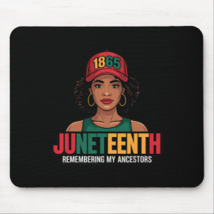 Juneteenth Black Women Melanin Queen Since 1865 Fr Mouse Mat