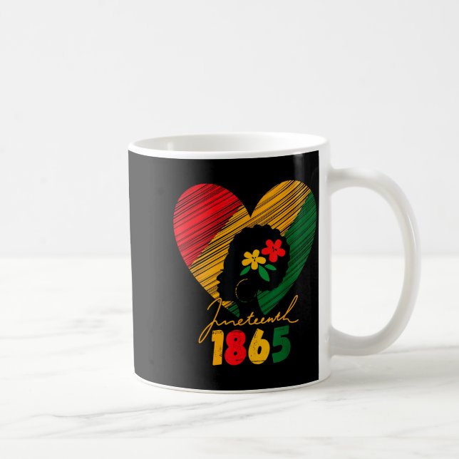 Juneteenth black women remembering my ancestors  coffee mug (Right)