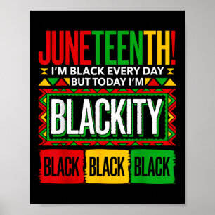 Juneteenth Blackity Black History African Women Gi Poster