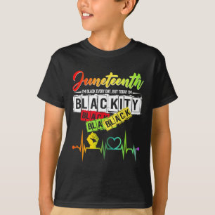 Juneteenth Blackity Heartbeat Black History Africa T-Shirt