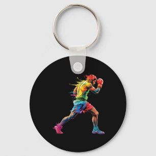 Juneteenth Boxing Athletes Kickboxing June 19th Si Key Ring