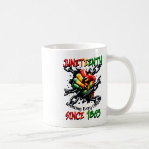 Juneteenth Breaking Every Chain Since 1865 Coffee Mug