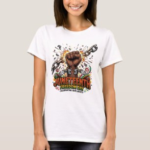 Juneteenth Breaking Every Chain Since 1865 – Vinta T-Shirt