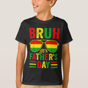 Juneteenth bruh fathers day funny retro juneteenth T-Shirt