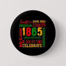 Juneteenth Buttons