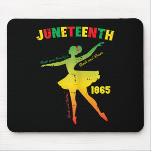 Juneteenth Byllerina Black Beautiful Byllet Girls Mouse Mat